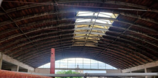 Capua, l'ex deposito di pullman Tpn