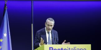 © foto Cecilia Fabiano/LaPresse 30.1.23 Roma. Presentazione del Progetto «Polis-Casa dei servizi digitali» di Poste Italiane. Nella Foto Matteo Del Fante