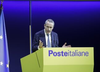 © foto Cecilia Fabiano/LaPresse 30.1.23 Roma. Presentazione del Progetto «Polis-Casa dei servizi digitali» di Poste Italiane. Nella Foto Matteo Del Fante