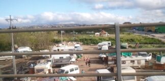 Il campo rom di Giugliano