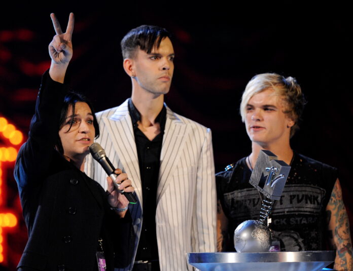 MTV Europe Music Awards nella foto: I Placebo ricevono il premio come "Best Alternative"©Rainer Jensen/Dpa/LaPresse