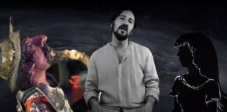 Un fotogramma del videoclip Mondo Sommerso di Scapestro, realizzato insieme a Chiara Carnevale all'editing video e con l'artwork di PezzePaz