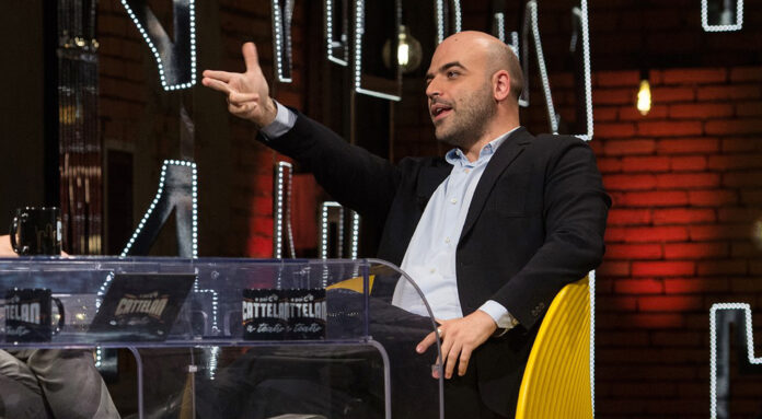 Lo scrittore Roberto Saviano, condannato per plagio nel romanzo 