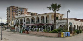 Il bar Serenella a Pinetamare, Castel Volturno