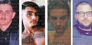 Ciro Battista, Luca Musto, Marco Gaetano e Antonio Gaetano (ucciso lo scorso marzo)