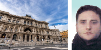 Giovanni Vargas, a sinistra la sede della Corte di Cassazione a Roma