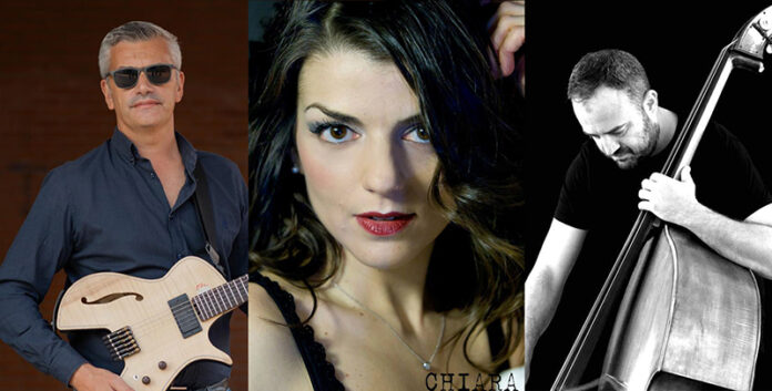 The Jazz I Love, Marco Laurenza (chitarra), Chiara Albano (voce), Luca Varavallo (contrabbasso)