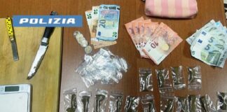 Il materiale sequestrato