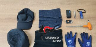 Il materiale sequestrato