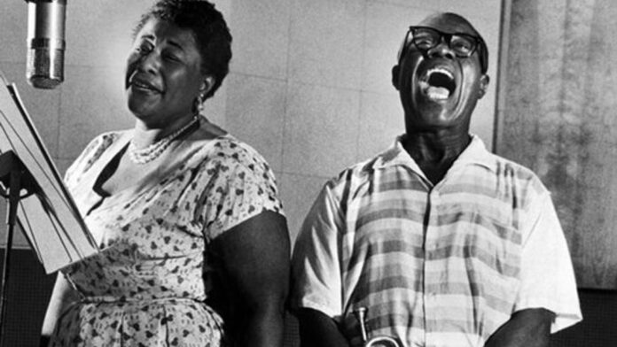 Louis Armstrong e Ella Fitzgerald