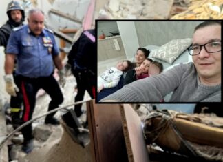 Crolla una palazzina, estratti vivi un papà e suo figlio. Morti due bambini di 6 e 4 anni e la loro mamma