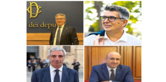 Cnpr forum (Da sinistra in senso orario De Palma, Manca, Fenu e Congedo)