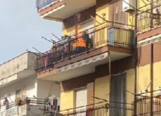 Aversa, incendio in un’abitazione: paura in via Luigi Capuana