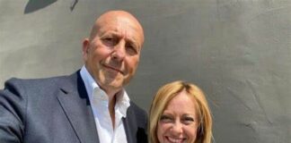 Sergio Rastrelli e Giorgia Meloni