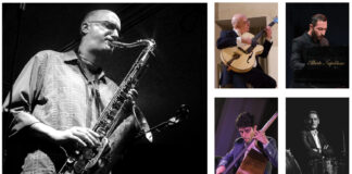 Michael Brecker e il quartetto della resident band composta da Pietro Condorelli alla chitarra, Ergio Valente al piano, Aldo Capasso al contrabbasso e Domenico Iavazzo alla batteria