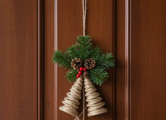 Magia natalizia: come decorare le maniglie