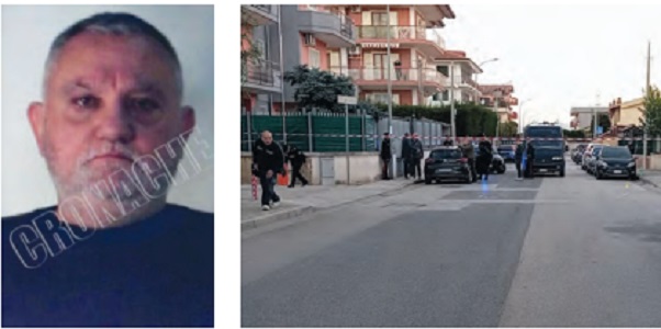 Giuseppe Cipressa e il luogo dell’agguato a Mugnano