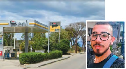 La pompa di benzina a Castel Volturno e Giuseppe D'Angelo