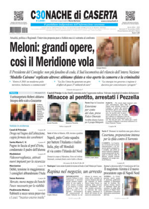 Cronache di Caserta del 21.11.25