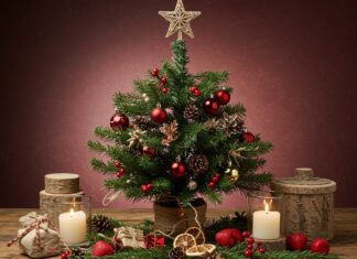 Natale: decorazioni ecologiche per le porte di casa Natale ecologico