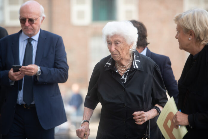 Foto LaPresse/Alberto Gandolfo 14-09-2018 Torino(Italia) Cronaca Commemorazione Marchionne nella foto: Maria Sole Agnelli  Photo LaPresse/Alberto Gandolfo September 14, 2018, Torino (Italy) News Marchionne commemoration in the pic: Maria Sole Agnelli