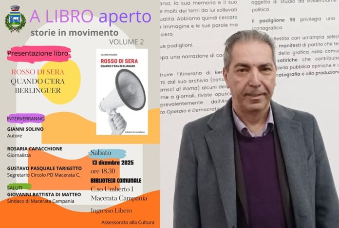 A libro aperto a Macerata Campania e Gianni Solino