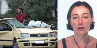 Auto distrutta nell'incidente del 2013 e Cristina Alongi