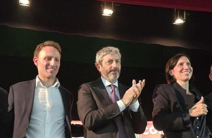 Piero De Luca, Roberto Fico e Elly Schlein