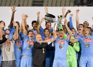 A caccia del tris: Napoli vincitore nel 1990 e nel 2015, è alla sesta partecipazione in Supercoppa