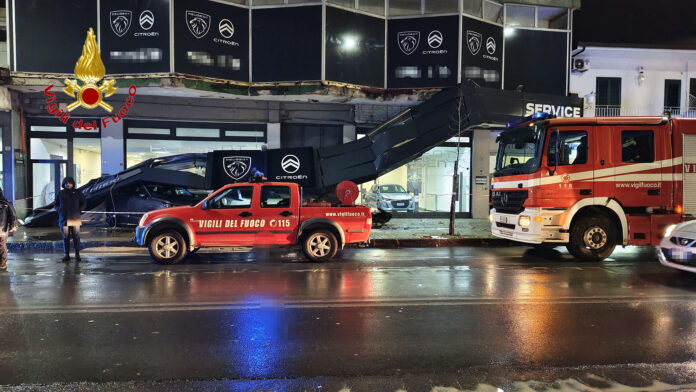 I Vigili del Fuoco in azione
