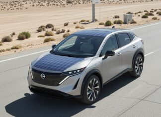 Nissan Ariya solare: concept per 23 km di autonomia Auto solare