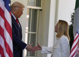 Giorgia Meloni alla Casa Bianca per il bilaterale con Donald Trump