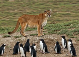 Argentina: i puma cambiano dieta e cacciano pinguini Abitudini alimentari