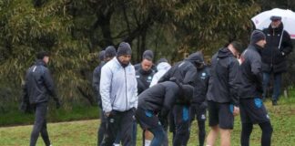 Conte in allenamento