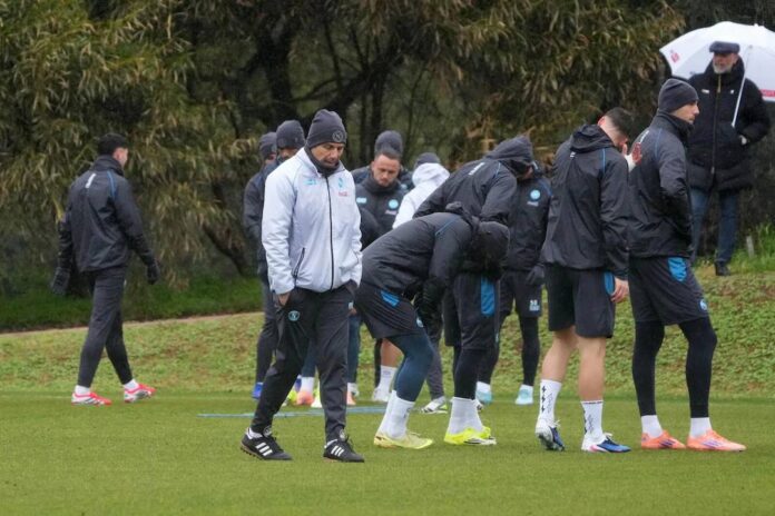Conte in allenamento