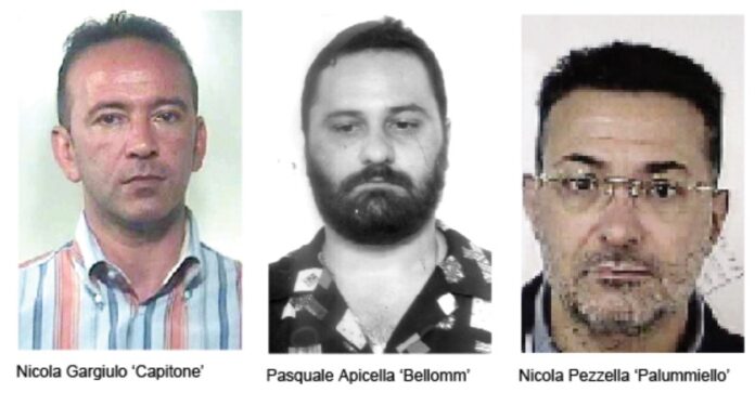 Nicola Gargiulo, Pasquale Apicella e Nicola Pezzella