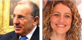 Il prefetto Di Bari e Titty De Marco (La Tenda)