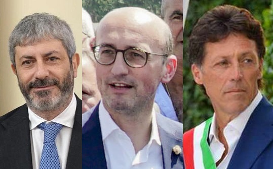 Roberto Fico, Marco Casillo e Vincenzo Cuomo