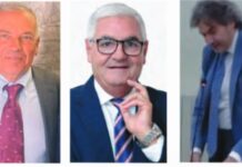 Antonio Trombetta, Pinuccio Moretta e Giuseppe Tartaglione