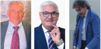 Antonio Trombetta, Pinuccio Moretta e Giuseppe Tartaglione