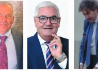 Antonio Trombetta, Pinuccio Moretta e Giuseppe Tartaglione