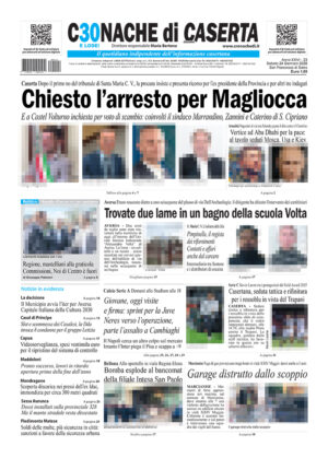 Cronache di Caserta del 24.01.26