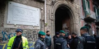 Sgombero di Palazzo Moscati