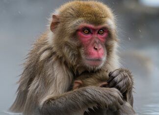 Giappone: i macachi si curano con le acque termali Igiene naturale