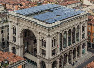 Milano: pannelli solari sulla Galleria Accumulo energetico