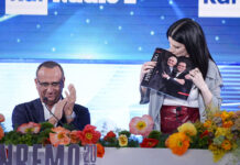 Carlo Conti e Laura Pausini