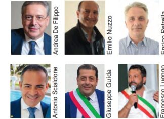 I sindaci candidati alle elezioni provinciali del consiglio di Caserta