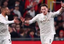 McTominay festeggia contro il Genoa