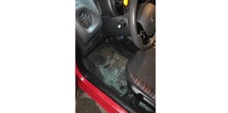 Vetro rotto a Giugliano