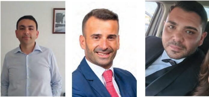 Vincenzo Simeone, Antonio Cantile e Riccardo Simeone